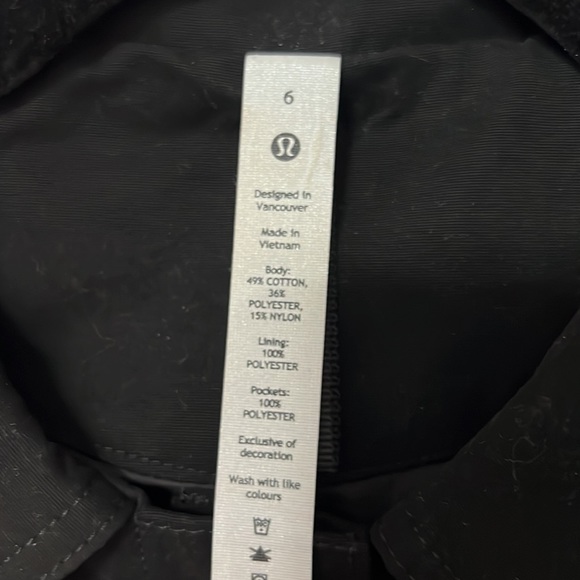 NWT Lululemon cotton shirt jacket - Picture 9 of 13